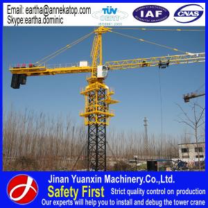 Quality 8t max load tower crane for building wholesale