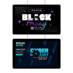 Slim 15.6 Inch HD Video Indoor Advertising Screen Display Digital Signage