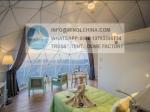 HotDIP Galvanized Geo Tent Dome With Heat Proof Aluminium Layer