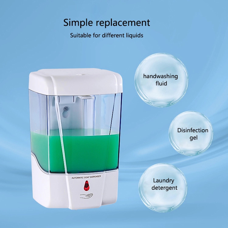 Soap Pump Liquid Soap Hand Sanitizer Dispenser 310ml Auto Sanitizer Dispenser for Apartment Office