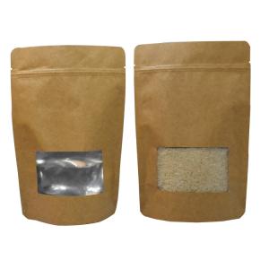 Quality Clear Stand Up Recyclable Brown Kraft Paper Bag wholesale