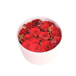 Quality Rose Flower Rigid Gift Box 3-7layers For Bouquet Gloss PP Lamination wholesale