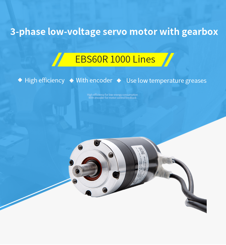Speed Gate Motors DC 100W DC24V Servo Motor With 2400 Line Encoder