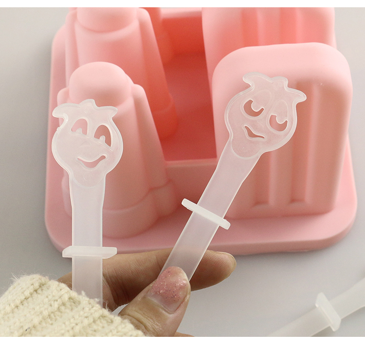 Panton Color Personalised Silicone Molds , BPA Free Popsicle Molds For Family
