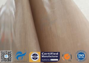 Quality Brown Non Stick BBQ Grill Mat 260℃ 0.12MM 15.75&quot;x13&quot; PTFE Coated Baking Liner wholesale