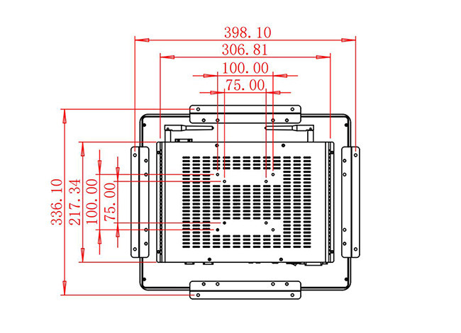 18.5-Inch Windows Industrial Console for Factory Monitoring, Retail Point-of-Sale Systems, Security Networks, and Educational Displays