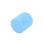 24/410 Striped Plastic Butterfly Flip Top Cap Matte Blue Skin Lotion Bottle Cap