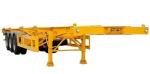6850*2500*1400mm Special Purpose Vehicles YORK Axle Used Skeleton Semi Trailers
