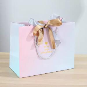Quality Ribbon Custom Exquisite Promotion Gift Custom Packaging Bag wholesale