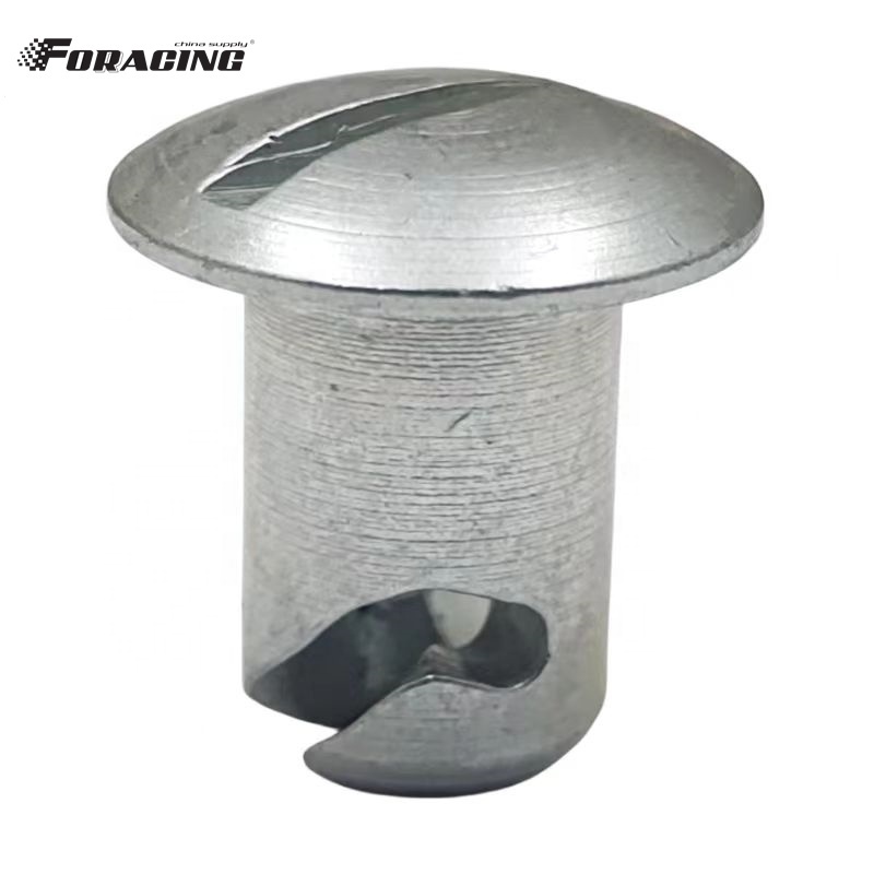 Universal Steel Quarter Turn Dzus Dome Head Buttons Silver Grip .500" for Sprint Car Maxim Eagle Winters Replace/Repair