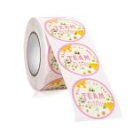 Coated Paper Seal Sticker Label Team Girl Boy Children Sticker With Flower