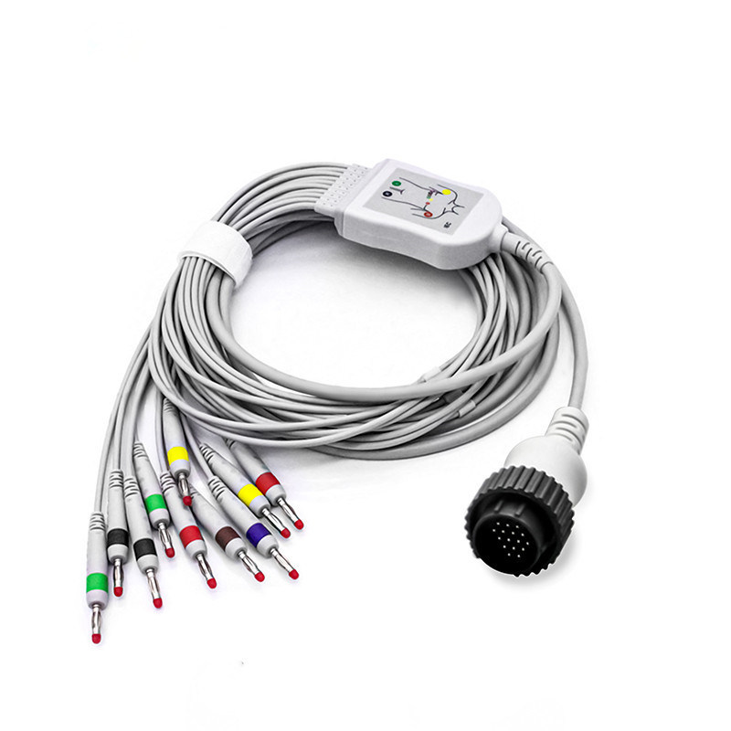 Durable Connecting Cable Profession Manufacturing Tens Electrodos ECG Cable