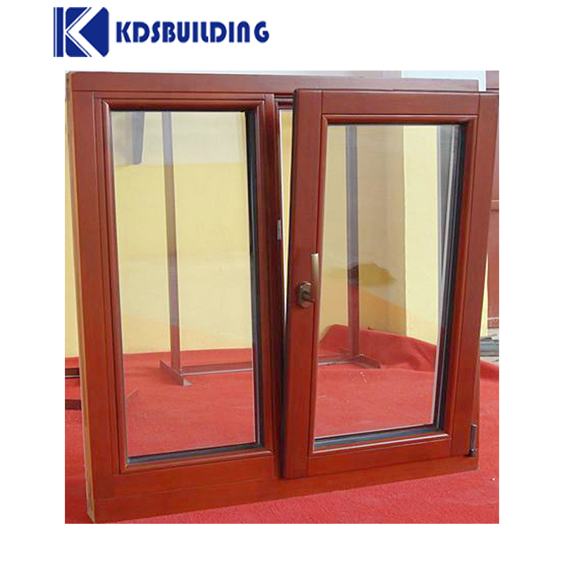 Wooden Window Design Tilt And Turn Window With Temper Glass Fly Screen Germany Hardware Wood Window Grids