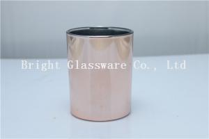 Quality Perfect Rose Gold Glass Candle Holder for wholesale wholesale