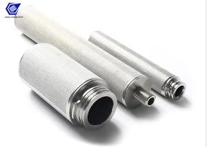 China High strength stainless steel end cap sintered filter cartridge filter element on sale