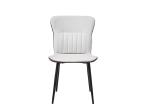 Fashionable Metal Dining Chairs With Upholstered Seats