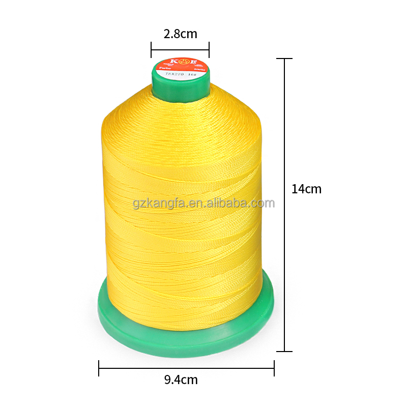 240 Colours Tex90 Heavy Duty Tan Nylon Thread Size 90 250 D for Leather Jeans Weaving