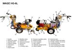 High Pressure Airless Spraying Road Marking Spray Paint Machine For Highway