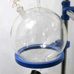 Intelligent Jacketed Glass Reactor Vessel Continuous Flow Abrasion Resistant
