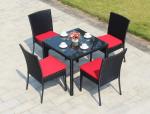 PE Rattan wicker chair Hotel Aluminium Outdoor Garden Patio chair and table