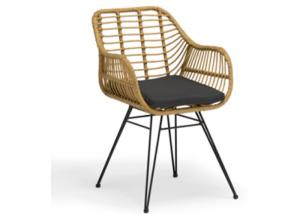 Quality Steel Frame Outdoor Garden Rattan Chair Flat Rattan And Round Rattan wholesale