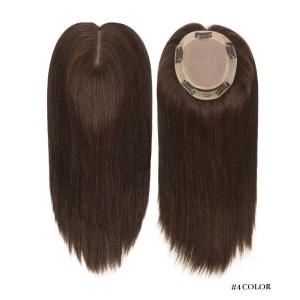 Quality 16&quot; 100% Chinese Cuticle Remy Hair Toupee for Women Hair Silk Top Hair Topper wholesale
