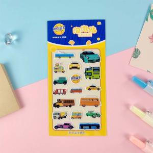 Quality Professional OEM 3D Cartoon Stickers PVC Soft Film Foam Letter Stickers wholesale