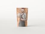 250g Coffee Beans Stand Up Kraft Paper Pouches Gravnre Printing