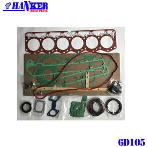 Quality S6D105 Cylinder Head Gasket Set , Engine Overhaul Gasket Kit 6137-K1-3012 6137-K2-3005 wholesale