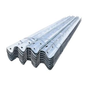 Quality Highway Safety W Beam Hot Dip Galvanized GS2 Guardrail with ISO9001 2008 Certificate wholesale