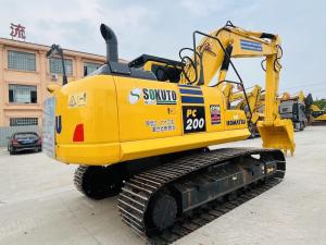 Quality PC200-8 20 Ton Used Backhoe Crawler Hydraulic Excavator Original Japan wholesale