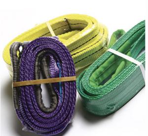 Quality Marine Industry Polyester Webbing Sling With 2T Breaking Strength Temperature Range -40 -- 70 C wholesale