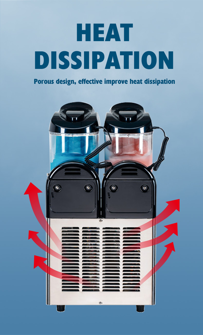 24l Slushie Puppy Machine 12L Regular Treble Margarita Daiquiri Machine