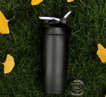 700ml BPA FREE Protein Shaker Bottles Cup With Wire Whisk Balls
