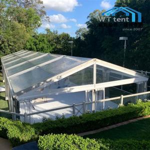 Quality Modular Outdoor Wedding Tent / White Fabric Wedding Canopy 3m Height wholesale