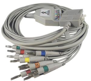 Quality Burdick Ek10 EKG Cable 10 Leads Banana 4.0 End 12 Months Warranty wholesale