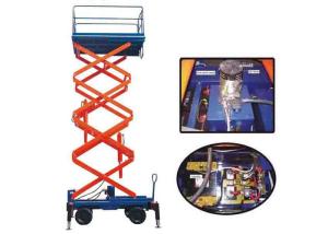 Quality 300KG Capacity Electric Hydraulic Mobile Scissor Lift 11M Lifting Height wholesale