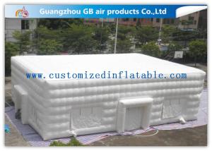 Quality Anti - UV Large Inflatable Cube Marquee White Advertising Inflatable Tent wholesale