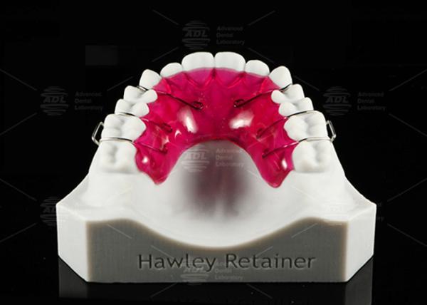 Comfortable Stainless Steel Acrylic Hawley Retainer Effective Orthodontic