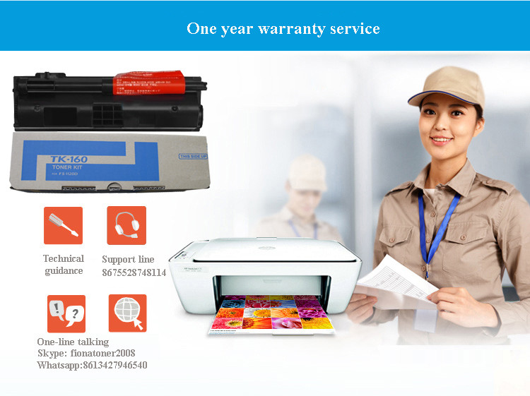 Black Copier Toner Cartridge Kyocera TK-170 For ECOSYS P2135d P2135dn