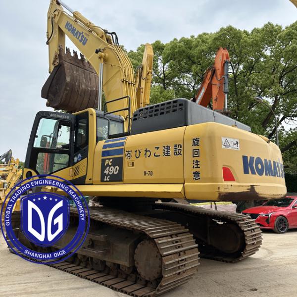 Used Komatsu PC490 49Ton Crawler Excavator Large Mining Equipment Original And