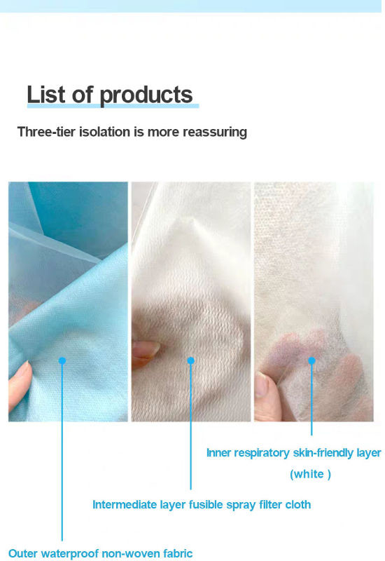 Lightweight Disposable Medical Mask PP Non Woven Face Mask 17.5*9.5cm