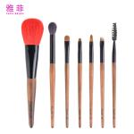 267A68107 7pcs Makeup Brush Set Private Label Luxury Animal Hair Makeup Brush