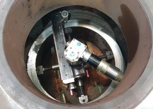 Quality Inside Mounted Pneumatic Flange Facing Machine 610mm RTJ Flange Water Line Processing wholesale
