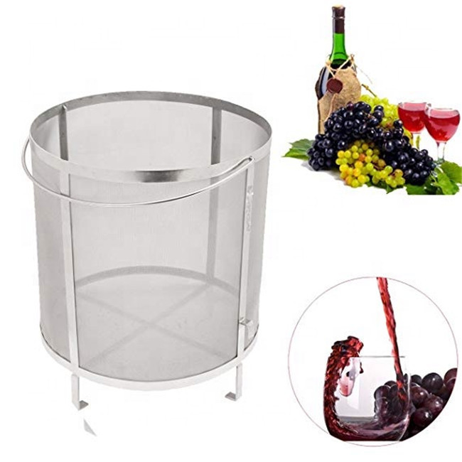 Stainless Steel Hopper Homebrew Wine Beer Brew Hop Filter Basket