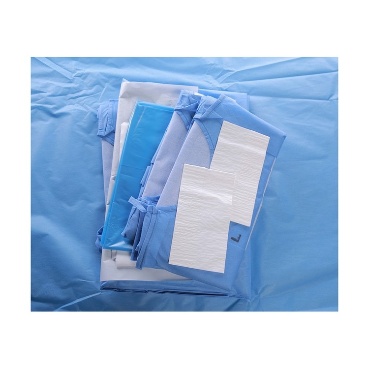 OEM Available SMS Sterile Disposable Complete Caesarean Drape Pack Surgical Kit Packs For Medical