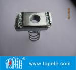 M6 , M8 , M10 Strut Channel Nut Spring Nut / Galvanized Steel Zinc Plated Steel
