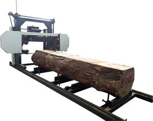 Quality Woodworking Machinery Mobile Diesel Hardwood Cutting Portable Band Sawmill wholesale