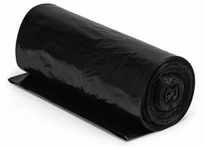 Quality Heavy Duty Recyclable Garbage Bags 95 - 96 Gallon Black Colour LDPE Material wholesale