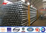 14m 550kv Metal Utility Poles For Steel Transmission Line